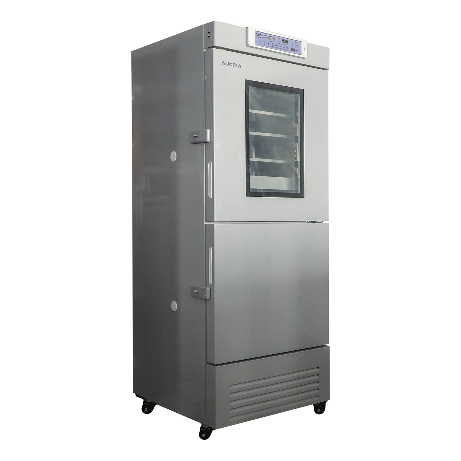 YCD-288A, 100 Liter Freezer (-40--20º C) , 188 Liters Refrigerator (2-8º C), Pharmacy Refrigerator with Freezer